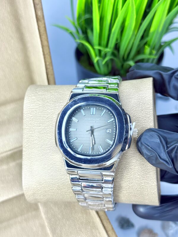 PP Silver Brown Dial With Date