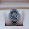 PP style automatic silver with blue scelton