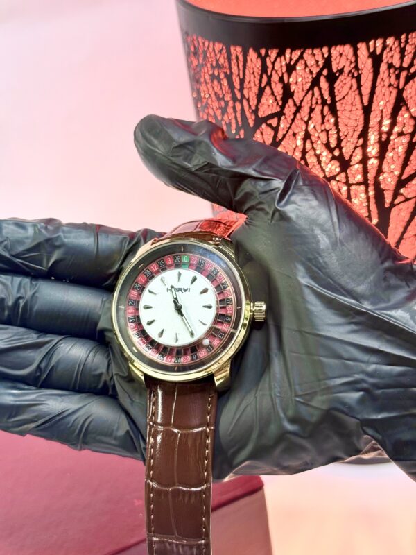 Casino TourBillion With Leather Strap