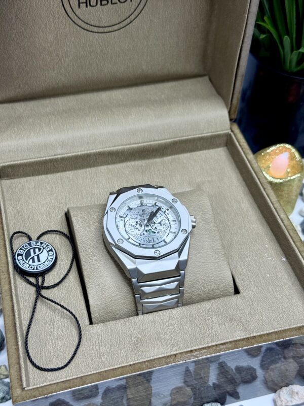 Hublot Diamond Cut White Dial