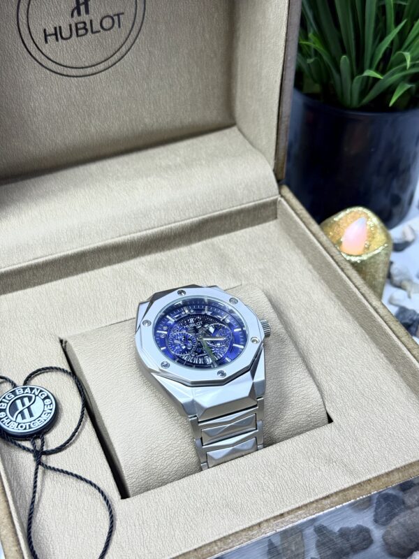 Hublot Diamond Cut Blue Dail