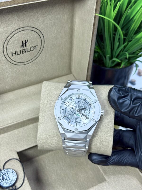 Hublot Diamond Cut White Dial