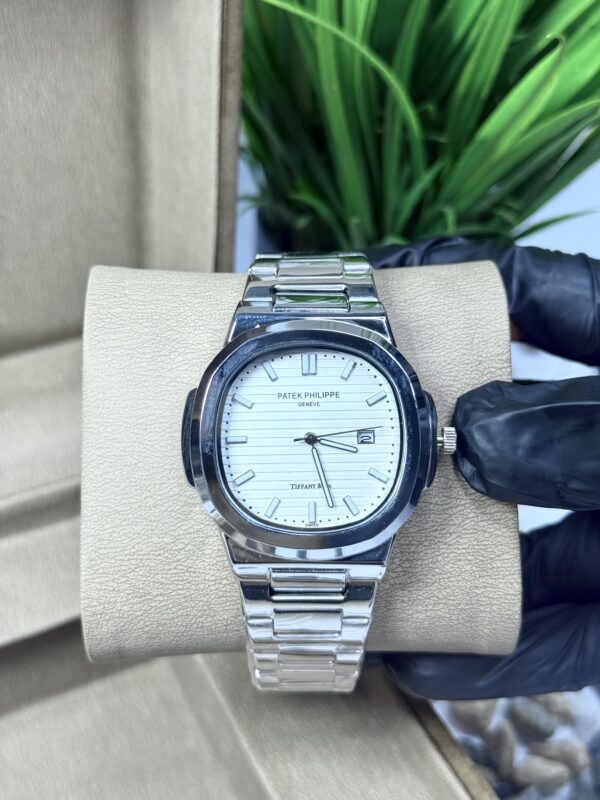 PP Silver White Dial With Date