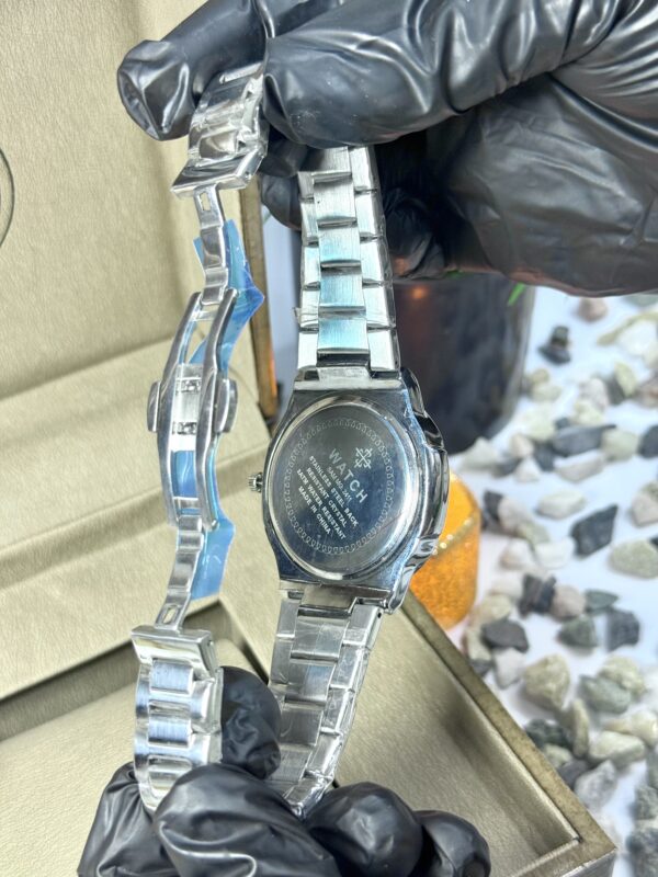 PP Silver Black Dial With Date