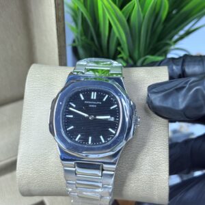 PP Silver Black Dial With Date