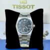 TISSOT PRX BLACK dial with SILVER chain