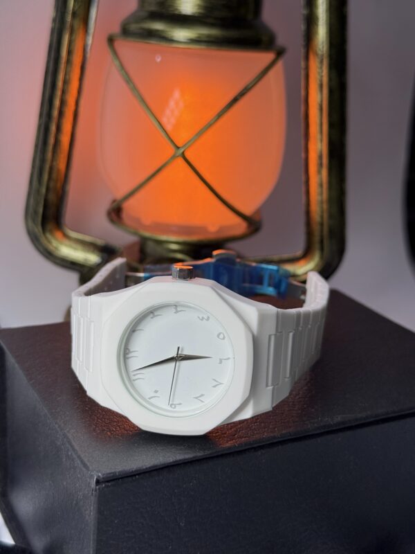 Orignal White Arabic Aura with White Digits