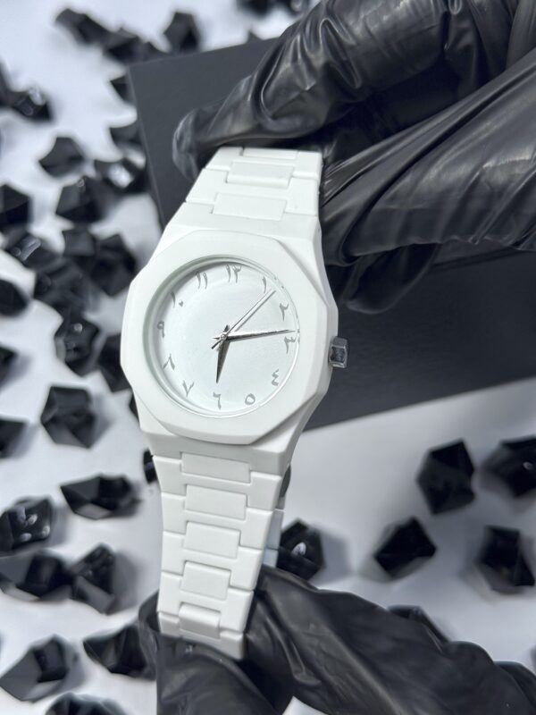 Orignal White Arabic Aura with White Digits