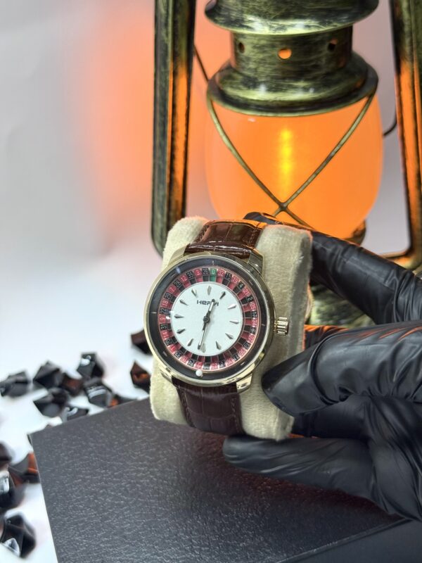 Casino TourBillion With Leather Strap