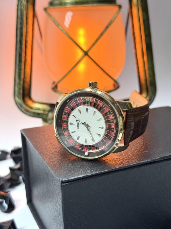 Casino TourBillion With Leather Strap