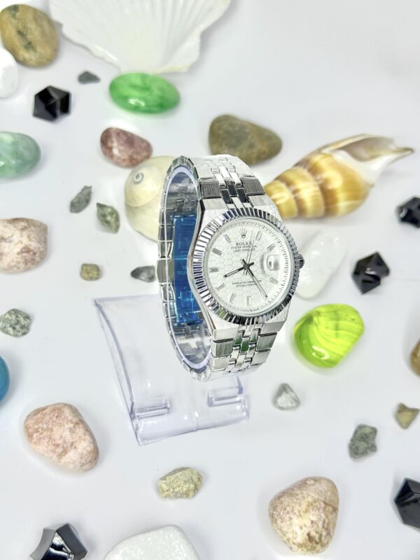 Rolex Land Dweller Silver With White Dial