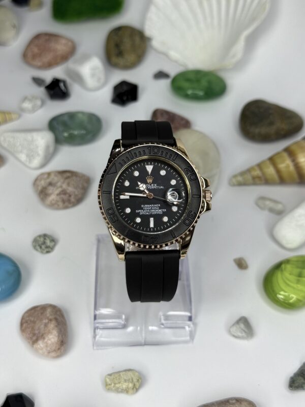Rolex Submariner Golden With Black Rotating Dial