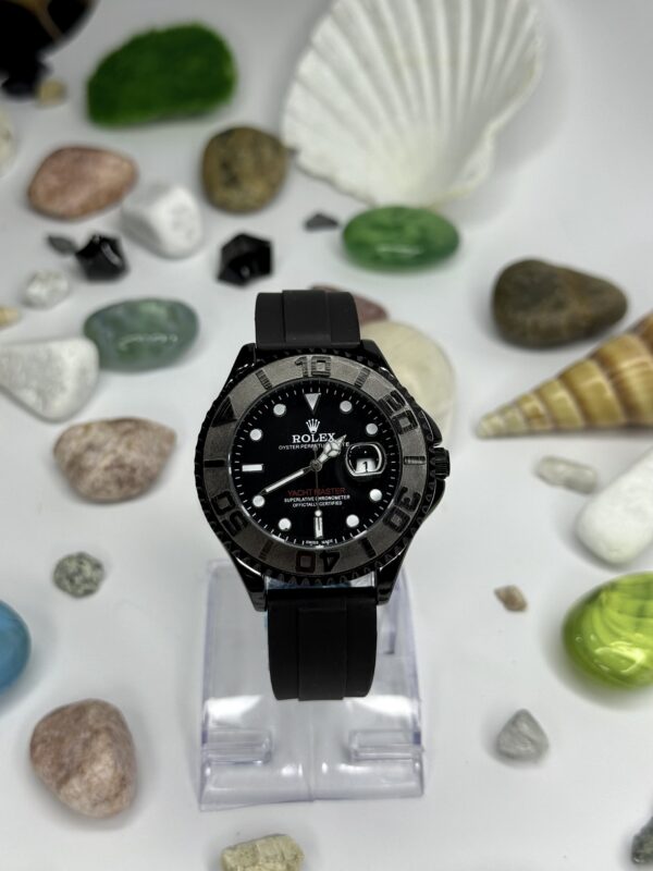 Rolex Submariner Black With Black Rotating Dial