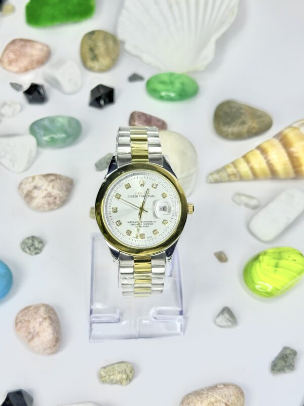 Rolex Oyster truetone with White Dial