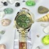ROLEX OYSTER PERPETUAL TRUETONE Green Dial with Date