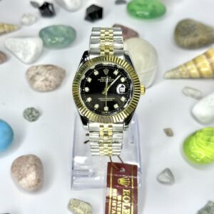 ROLEX OYSTER PERPETUAL TRUETONE BLACK Dial with Date