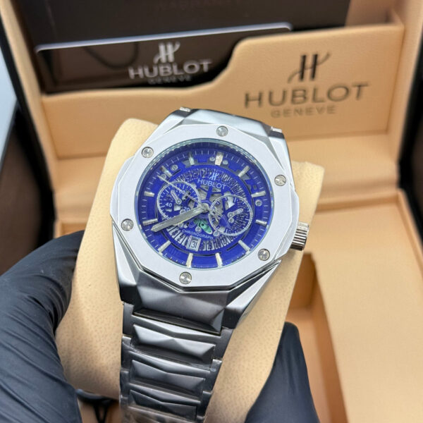 Hublot Diamond Cut Blue Dail