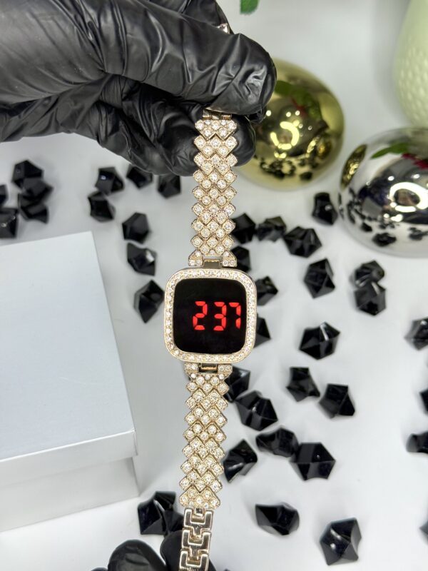 Ladies Touch Watch White Diamonds