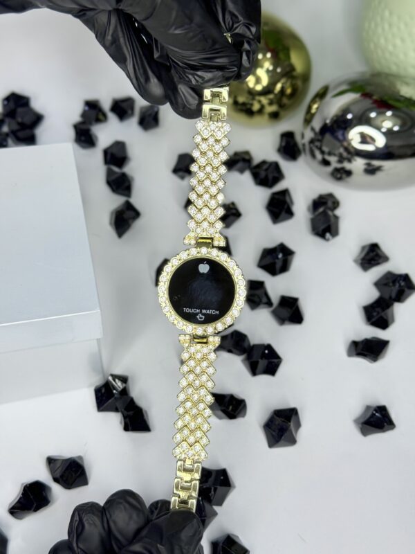 Ladies Watch White Diamonds(Apple Logo)