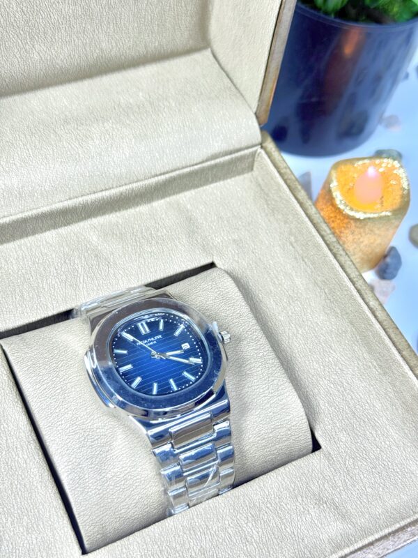 PP Silver Blue Dial With Date