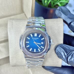 PP Silver Blue Dial With Date