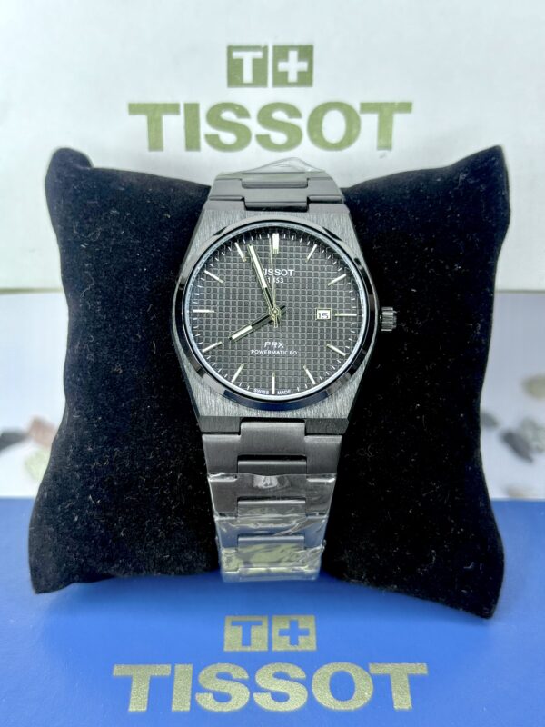 TISSOT PRX BLACK Dial with BLACK chain