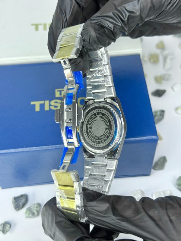 TISSOT PRX White dial truetone chain Golden and Silver